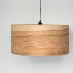 Olive Wood Pendant Light, Modern Chandelier Lighting, Handmade Hanging Lamp - thumbnail 2