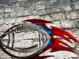 Football Lover Metal Wall Art, Teams, Sunday Night Football, High School Teams - thumbnail 1