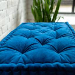 Tufted French Cushion, Bench Custom Pillow, Floor Elegant Sofa Window Seat Reading Nook Cushion - thumbnail 2