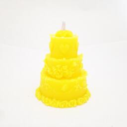 Wedding Favour Candles, Cake Candle, Favours, Candle Gift Wrapped, Lots Of Colours Available - thumbnail 3