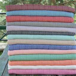 "Purple Blanket, King Size Blanket, Turkish Towel, Bed Rug, 79""x91" - thumbnail 4