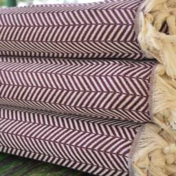 "Purple Blanket, King Size Blanket, Turkish Towel, Bed Rug, 79""x91" - thumbnail 3