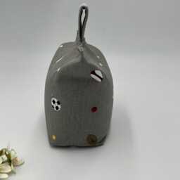 Sports Balls Door Stop, Football, Rugby, Sophie Allport, Children's Decor, Filled - thumbnail 2