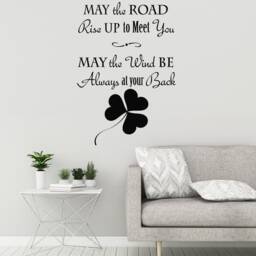 Old Irish Blessing Vinyl Wall Decal Ireland Home Room Pub Decorating Stickers Mural - #4595Di - thumbnail 2