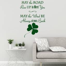 Old Irish Blessing Vinyl Wall Decal Ireland Home Room Pub Decorating Stickers Mural - #4595Di - thumbnail 3