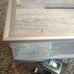 Pallet Table, Living Room Table With Glass Top - thumbnail 2