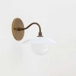 Brass Wall Sconce - Light With Brass Shade - Minimal Sconce Light, -Ul Listed, 8 - thumbnail 2