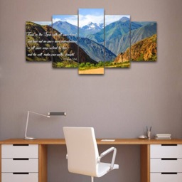Proverbs 35-6 #21 Niv Trust in The Lord Bible Verse Canvas - Christian Scripture Religious Wall Art Home Decor Paintings - thumbnail 2