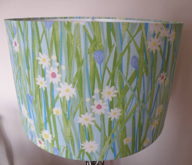 Daisy Meadow Fabric Handmade Lampshade 30cm Or 40cm - image 1