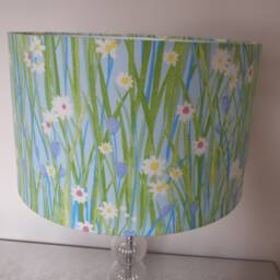 Daisy Meadow Fabric Handmade Lampshade 30cm Or 40cm - thumbnail 2