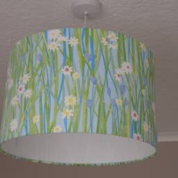 Daisy Meadow Fabric Handmade Lampshade 30cm Or 40cm - thumbnail 4