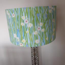 Daisy Meadow Fabric Handmade Lampshade 30cm Or 40cm - thumbnail 3