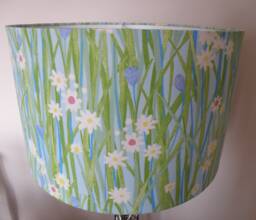 Daisy Meadow Fabric Handmade Lampshade 30cm Or 40cm