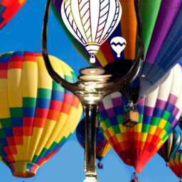 Hot Air Balloon Wine Glasses - Set Of 2 - thumbnail 3