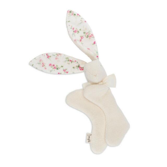 "Heirloom Bunny Lovey - Personalized Gift Organic Cotton + Liberty Of London ""Elizabeth" - image 1