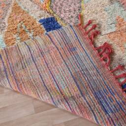 Pink Moroccan Rug, Boujaad 5x8 Ft - thumbnail 4