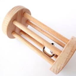 Montessori Cylinder With Bell Rattle, Gift For Kids - thumbnail 2