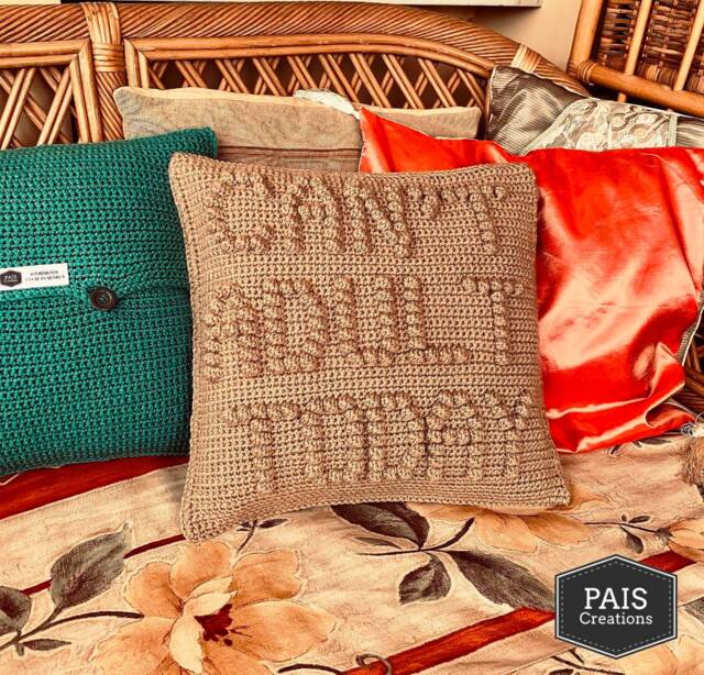Can't Adult Today Crochet Pillow/Cushion Cover PDF Pattern - Instant Download - 15 - image 1