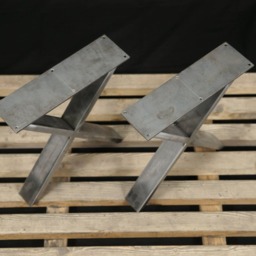steel Bench Legs, Coffee Table Metal Legs, Square Base, Set(2 - thumbnail 3