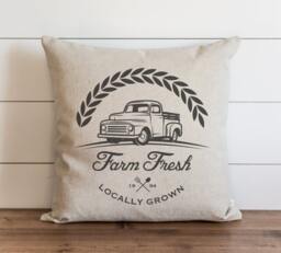 Farm Fresh 20 X Pillow Cover // Fall Autumn Thanksgiving Throw Gift Accent - thumbnail 1
