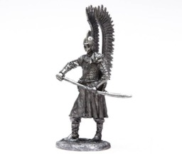 54mm Poland. Winged Hussar. 17C. 132 Scale Figurine - thumbnail 1