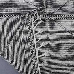 Handmade Wool Berber Rug Diamond Moroccan Flatweave - 8, 2x4, 7 Ft - thumbnail 3