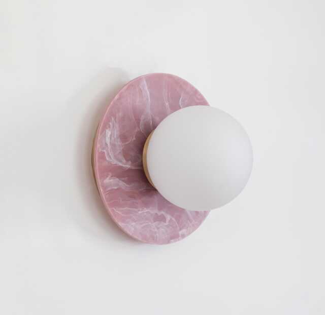 Bo Wall Light - Marbled Recycled Plastic - image 1