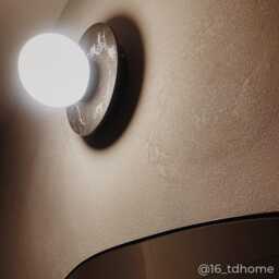 Bo Wall Light - Marbled Recycled Plastic - thumbnail 4