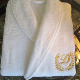 Bath Towels & Personalized Bathrobe - Ref. Laureado Gold - thumbnail 4