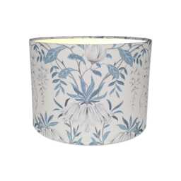 Lampshades in Laura Ashley Parterre Off White Seaspray Fabric Handmade Various Sizes Free Delivery