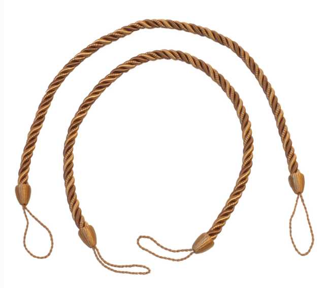 "D??copro Curtain & Drapery Decorative Rope Tieback, Spread 26"" - 66cm, 1/2"