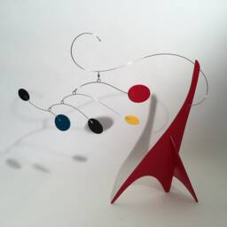 Peacenik Stabile, Mid-Century Modern Mobile Art Sculpture Tabletop Home Decor Kinetic Mcm - thumbnail 3