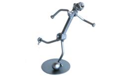 Soccer Player Gift Nuts & Bolts Metal Sculpture, Football Coach Appreciation Gift, Retirement Gift, End Of Season Trophie Award - thumbnail 1