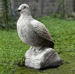 Stone Dove Statue Concrete Bird Sculpture Garden Pigeon Figurine Cement Animal Ornament Outdoor Dove Lover Gift Yard Art - thumbnail 1