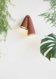 Handmade Ceramic Wall Light, Minimalist Sconce, Terracotta Clay Lamp, Contemporary Design, Unique Sculptural Lighting