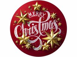 Merry Christmas Wreath Sign, Xmas Merry Xmas Red Wreath, Christmas Bauble Sign UK - thumbnail 1