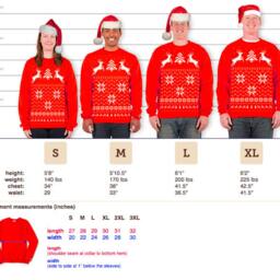Christmas Decoration - Christmas Tree Ornament Reindeer Ugly Sweater Sweatshirt For Your Skinny Tree Stocking Stuffer - thumbnail 2