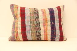 Handmade Lumbar Kilim Pillow 14x20 Inch(35x50 cm Bohoturkish Kilim Pillowcover Chair Small Oblong Cushion Cover Tribal Pillow 4Bef-40