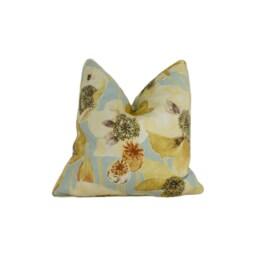 Sanderson - Embleton Sienna/Dove Self Piped Cushion Cover Throw Pillow Designer Home Decor - thumbnail 1