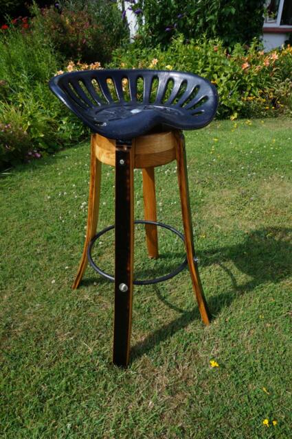 Vintage Cast Iron Tractor Seat Stool - image 1