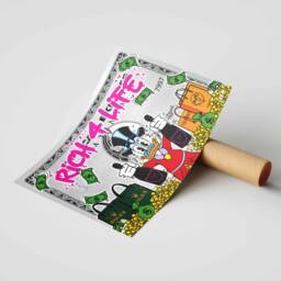 Scrooge Mcduck Street Art Poster - Motivational Interior Wall - thumbnail 2