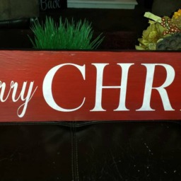 Merry Christmas Sign Rustic Horizontal Distressed Wood Extra Large Wall Hanging Porch Primitive Decoration - thumbnail 3