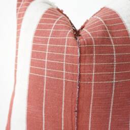 Brown Tribal Hemp Hand Woven Natural Dye Color Hmong Lumbar Pillow Cover - thumbnail 2