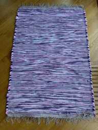 Pink Rug, Purple Rug & Cotton 40 1/2 - thumbnail 1
