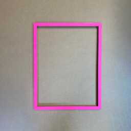 Neon Pink Picture Frame - Standard Sizes - thumbnail 2
