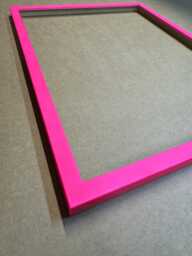 Neon Pink Picture Frame - Standard Sizes