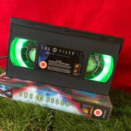 Retro Vhs Lamp The X-Files Night Light, Man Cave Decor