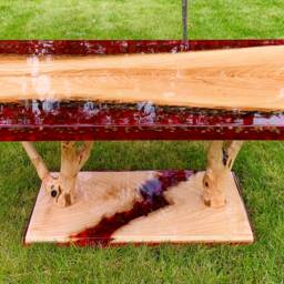 Custom Made Epoxy Wood Resin Table Ep - thumbnail 3