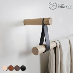 Curtain Rod Holder/Pole Holder, Leather Strap Curtain Hanger, Bracket. Not Included - thumbnail 1