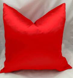 Red Pillows, Red Satin Pillow Covers, Christmas Pillow, Decor, Valentine's Day Pillow Cover, Decor - thumbnail 1